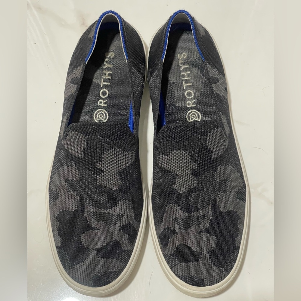 Rothy camo slides size 10
